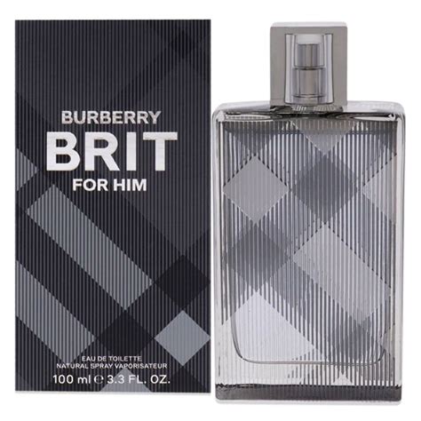 burberry eau de toilette spray 3.3 oz|burberry brit for him 50ml.